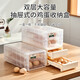 Sungsa egg storage box refrigerator storage box double-layer drawer-type egg crisper household multi-layer egg box double-layer transparent egg box*1