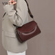 Viney cowhide bag women's bag brand crossbody pillow bag light luxury shoulder bag birthday gift high-end gift for girlfriend and wife