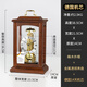 Hanshi (Hense) solid wood mechanical desk clock Chinese style living room wind-up desk clock creative retro sitting clock ornaments clock HD03 German Hemler 14-day movement