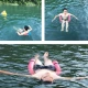 Floating chair, swimming equipment, floating board, floating water, paddling toys, floating bed, blindfolded, buoyancy stick, 7.5*150 buoyancy stick*1/random color