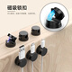 Naijijia German Brand Wire Manager Rotating Magnetic Aspiration Desktop Data Data Câble Stockage et tri Mobile Téléphone Câble Cable Correction de fixation Packages 6 Packages 6 Packages