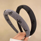 Xiang Wan Hairband Hairpin High-end Sponge Hairband Women's Versatile Temperament Bow Hairpin Headband Going Out Crushed Hair Hair Accessories