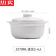 CLCEY德国进口品质砂锅耐高温煲陶瓷小沙锅煲汤锅炖锅家用燃气煲仔饭汤 白色 3271 适合3-5人 0ml