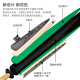 O'MIN (O'MIN) new generation gunner green weapon billiard cue small head upgraded British snooker cue Chinese black eight 8 cue table cue new generation split [10mm] original leather wood cue box