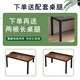 Senxiangli solid wood bay window desk bedroom balcony long and short leg computer table high and low leg writing desk custom-made white bezel style (6 legs will be sent when ordering) length 100 width 60 (remark bay window height)
