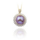 OLIVEIRA OLIVEIRA freshwater pearl pendant X-10 S925 silver inlaid 333012