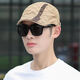 TIE Stone Hat New Corean versión de Forward Hat Beret Men and Women British Gentleman Hat Painter Trend (Caki) Tamaño ajustable