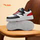 ANTA children's sports shoes for boys and girls with Velcro low-top campus white shoes easy sneakers A12448088