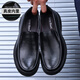 
Sulaika wide head, big feet, wide feet, fat feet, men's plus fat, plus size leather shoes, casual leather shoes, men's dad's spring and autumn 3893 brown plus velvet 42