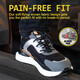 Raydlinx Layton Labour Protection Shoes Herren-Laptop Anti-Smash Anti-Puncture Leichtgewichts-resistente Sicherheitsschuhe Arbeitschuhe atmungsaktive Baustelle Kleidung-resistent
