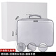 Juehuo household ID storage bag passport travel carrying case waterproof fire storage with lock large file storage bag silver gray lock large size (high-end model) 36*27*15cm