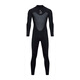 ZCCO New 3mm Diving Suit Men's One-piece Warm Wet Suit Women's Long Sleeve Coldproof Snorkeling Winter Swimsuit Men's Black XL