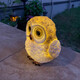 Shiyan Solar Garden Light Creative Simulation Zoo Forest Ornament Garden Landscape Light Outdoor Waterproof Decorative Light Yellow Round Owl