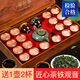 Baoran Oolong Tea Anxi Tieguanyin Fragrance Special 360g Gift Box 18 Small Cans with Tea Set Tea Dragon Boat Festival Gift