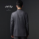 1436 RARE Cashmere Flat Collar's Cashmere Suit Dark Grey 180/96a/XL