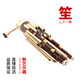 
New Art Exquisite Keyed Amplification 21 Spring Sheng Musical Instruments Complete Collection of Round Sheng Xiu Sheng Gong Yu Musical Instruments sheng bag beginners 21 Spring Amplification sheng (Purple Bamboo White Copper Tube D Tunnel