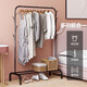 Nifeng simple coat rack floor-standing multi-functional home living room indoor clothes drying rack entry floor bedroom clothes rack basic model black 110cm wide-bilateral tree branches