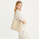 TORY BURCH TB women's bag Tang Li Baiqi's new women's MCGRAW medium-sized deformation bucket bag one-shoulder crossbody bag women's bag cheese white 158499 724