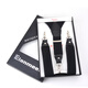 Yilemit Yilemit Elástico Hook Men's Cloak Sling Correa Old Man Fat Man Adulto Adulto Gancho de gancho Capa Correa Y-6001 Aleación 3 Hook (negro)