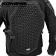 KOMINE SAFETY&INNOVATION越野摩托古风铠甲系列CE2级防摔全网眼高弹通风骑士护甲衣SK-844 黑色 S