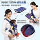 Disney's infant strap front and rear dual-purpose horizontal hug back sliver for autumn and winter breathable net for simple and four seasons, forest deer net model (0~24 months old)