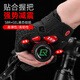 ROCKBROS Cycling Gloves Bicycle Half Finger Summer Outdoor Gloves Men's and Women's Short Finger Cycling Gloves Cycling Equipment S030 Black SBR Palm Pad L