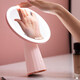 Panasonic LED makeup mirror with light, smart makeup mirror with light, portable light-filling makeup mirror, Christmas gift, girly pink