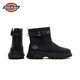 Dickies Botas de nieve Botas para hombres Winter New Men's Shoes Plus de algodón de terciopelo Botas Martin Botas de algodón engrosado de hombres Botas cálidas Black 41