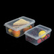 
Shantou Lincun transparent food display box flip cover, lift the cover to keep fresh and movable cover storage plastic half-open fold cover product display High transparency 169362*255*13587
