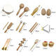XingBeixiang Kindergarten Orff Percussion Instrument Manuel Ensemble de journaux d'enseignement Aids Board de haut-parleur Sand Hammer Tambourine Triangle Double Iron En haut-parleur Small Musical Musical Instrument Log 13 pièces (sac de rangement)