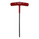 Bondhus Original American Borton T-förmiger hexagonaler Schraubenschlüssel T-Handle Innen hexagonal importierte Hardware-Tools T-förmige Schraubenschlüssel hexagonal Kantenmetrik flacher Kopf 3mm Länge 152 mm (15256)