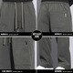 Pantalones de la marca de moda judía americana Pantalones de paracaidista heterosexuales de los hombres 2025 otoño más deportes de terciopelo y pantalones casuales 9856 Militar Green Plus Velvet XL