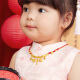 Liufu Jewelry, full gold, food and clothing, no worries, bamboo joint hard gold craft, gold pendant collar, baby priced A01TBGN0007 7.17 grams (including labor cost 1,355 yuan)