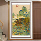 春天十字绣中式经典名画仇英明皇幸蜀图竖版十字绣客厅手工自己绣新款线绣 生态棉三股绣/6627幸蜀图仇英版