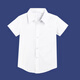 Children's pure cotton white shirt white shirt long-sleeved pure cotton spring and autumn primary school uniforms middle and older children girls JK performance clothes white shirt-long-sleeved-same style for men and women (pure cotton) 140