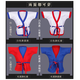 Raft core Chinese wrestling clothes Red and blue traditional wrestling clothes Chinese wrestling clothes thickened cotton cloth throw Red and blue wrestling clothes 19 (230 Jin [Jin equals 0.5 kg] or more than 190cm