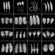 Aseblarm feather white handmade diy feather decoration natural colored feather ornaments filled decorative materials photo props 50 knives about 8-15cm long