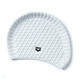 
Arena Arena Swimming Cap Bubble Cap High Elastic Comfort Waterproof Swimming Cap Silicone Long Hair Ear Care Universal 8600 White