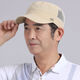 盖淘帽子透气中老年夏季男夏天薄夏帽爷爷老年人男士中年春夏男帽 透气 深灰色 透气可调节（57-60cm）