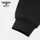Boy London Autumn and Winter Men and Women Sigos Pantalones Láser Impreso Black Fashion Brand Simple Versátil Harem Pants N15027 Black XS
