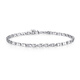 LAOLATU Pt950 platinum bracelet for women, platinum solid bracelet, confession commemorative birthday gift for girlfriend and wife, rice-shaped flower bracelet