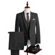 ROMON Custom Suit Men's Business Formal Wedding Dress Casual Slim 2024 Autumn New Suit Jacket Dark Gray Single Suit XL (Suitable for 125-140 Jin Jin equals 0.5 kg)