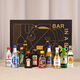 
ERGOUPUB small wine version gift box mini wine version whiskey bottle wine set gift for boyfriend 10 bottle wine version gift box