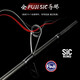 
Fishing trout trout s mandarin S insect rod flagship version special lure rod for trout s mandarin fish super fast adjusting gun wear-resistant straight handle single-section fish rod 2.03m S682MH-Straight handle two-section fishing s mandarin S lure rod
