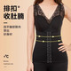 Cat Man Body Shaping Clothes Upper Body Bra-Free Waist Slimming Top Strong Belly Controlling Warm Vest for Women [Buttoned Belly Controlling, Body Shaping and Warming] Apricot L [Recommended 90-110Jin [Jin equals 0.5kg]]