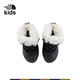 North Face Children's Warm Shoes Men's and Women's Mid-top Outdoor Shoes Cotton Shoes|7W5X KX7/Black Size 36 Shoes Length 22.5cm