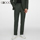 G2000 Anti-static G2000 men's 2024 shopping mall same style anti-static business commuting formal suit and trousers. Black-fitting tailoring-twill 30