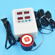 
XMSJ9904 four-channel temperature test alarm multi-channel high and low temperature alarm upper and lower limit digital display adjustable temperature control host 9904+4 30-meter temperature measuring probes