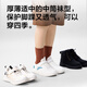 JD.com Kindersommer Socken 5A Antibakteriell gekämmte Baumwollnackung Ammoniak mittelgroße Strümpfe Casual Sports Socken Mädchen 20-22 cm
