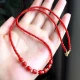 Stone Spirit Natural Coral Necklace Round Bead Barrel Bead Tower Chain Necklace Women Sardin Live Mouth Fashion Elegant High-grade Ping An Red Necklace Female Birth Year Festival Gift Colored Treasure Send Appraisal Certificate Round Beads 2.8 Barrel Beads 5mm Tower Chain Length About 52cm